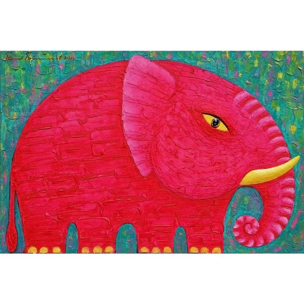 Red Elephant D4 Unframed Paper Poster-Paper Posters Unframed-POS_UN-IC 5004487 IC 5004487, Animals, Art and Paintings, Asian, Nature, Paintings, Scenic, Wildlife, red, elephant, d4, unframed, paper, wall, poster, acrylic, animal, art, asia, beautyful, big, blue, eye, body, canvas, colourful, green, original, painting, power, strong, texture, artzfolio, posters, wall posters, posters for room, posters for room decoration, office poster, door poster, baby poster, motivational posters, posters for room boys, q
