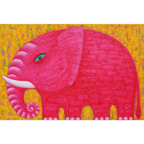 Red Elephant D5 Unframed Paper Poster-Paper Posters Unframed-POS_UN-IC 5004489 IC 5004489, Animals, Art and Paintings, Asian, Nature, Paintings, Scenic, Wildlife, red, elephant, d5, unframed, paper, wall, poster, acrylic, animal, art, asia, beautyful, big, blue, eye, body, canvas, colourful, original, painting, power, strong, texture, yellow, artzfolio, posters, wall posters, posters for room, posters for room decoration, office poster, door poster, baby poster, motivational posters, posters for room boys, 