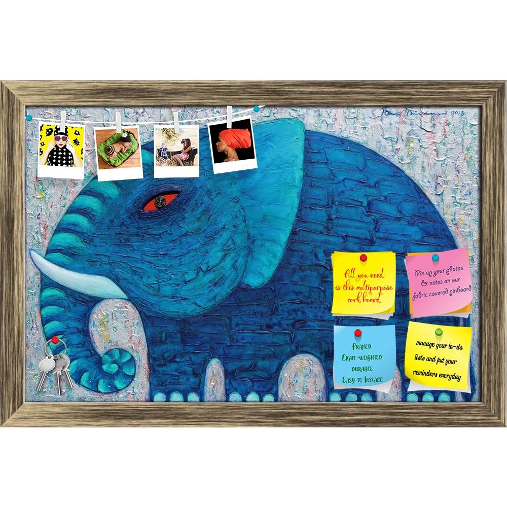 ArtzFolio Blue Elephant D3 Printed Bulletin Board Notice Pin Board Soft Board | Framed-Bulletin Boards Framed-AZSAO38492277BLB_FR_L-Image Code 5004490 Vishnu Image Folio Pvt Ltd, IC 5004490, ArtzFolio, Bulletin Boards Framed, Animals, Kids, Fine Art Reprint, blue, elephant, d3, printed, bulletin, board, notice, pin, soft, framed, silver, original, acrylic, painting, canvas, animal, power, strong, beautyful, asia, fineart, texture, body, art, wildlife, semi-abstract, eye, colourful, nature, big, pin up board