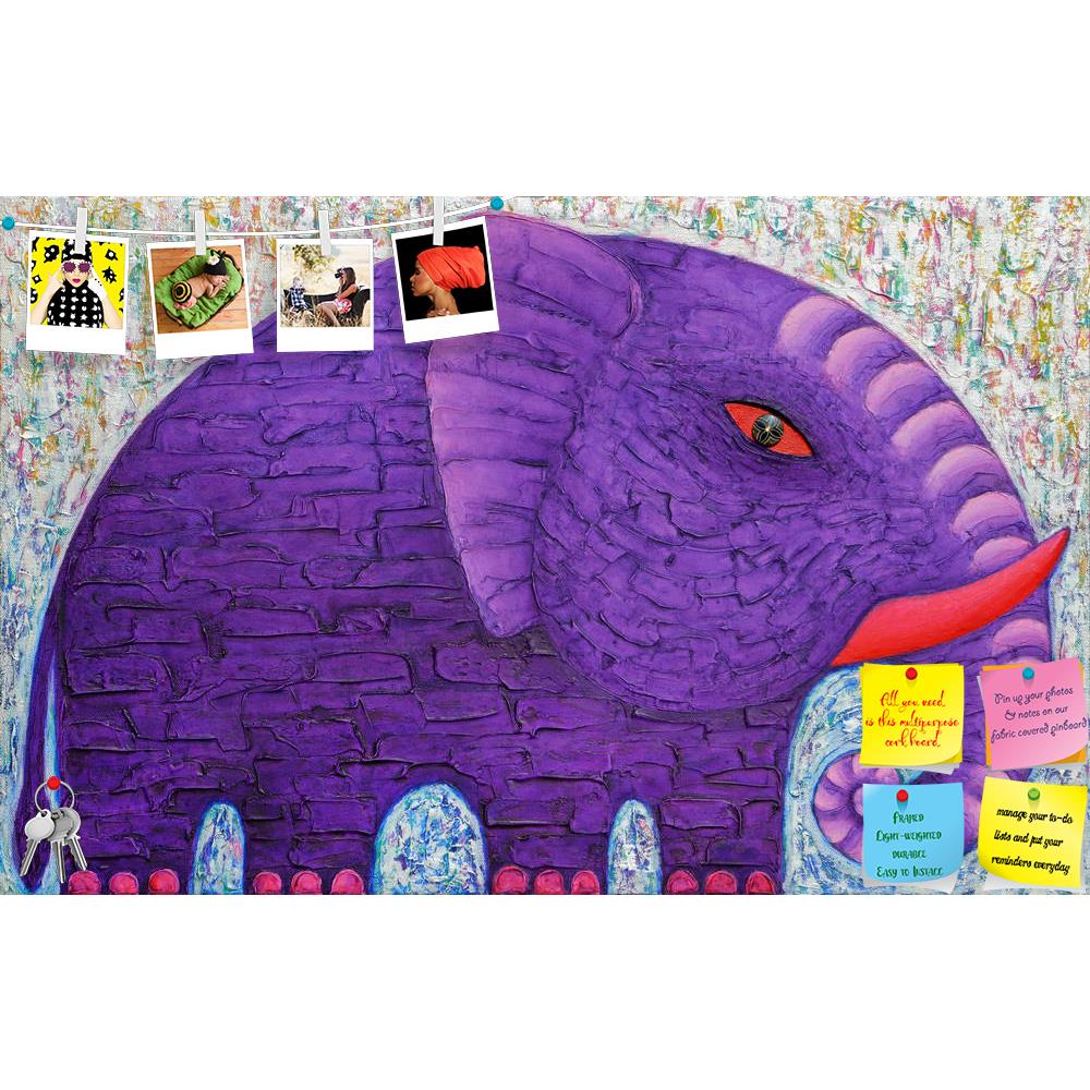 ArtzFolio Purple Elephant Printed Bulletin Board Notice Pin Board Soft Board | Frameless-Bulletin Boards Frameless-AZSAO38492279BLB_FL_L-Image Code 5004491 Vishnu Image Folio Pvt Ltd, IC 5004491, ArtzFolio, Bulletin Boards Frameless, Animals, Kids, Fine Art Reprint, purple, elephant, printed, bulletin, board, notice, pin, soft, frameless, red, tusk, original, acrylic, painting, canvas, animal, power, strong, beautyful, asia, fineart, texture, body, art, wildlife, semi-abstract, blue, eye, colourful, silver,