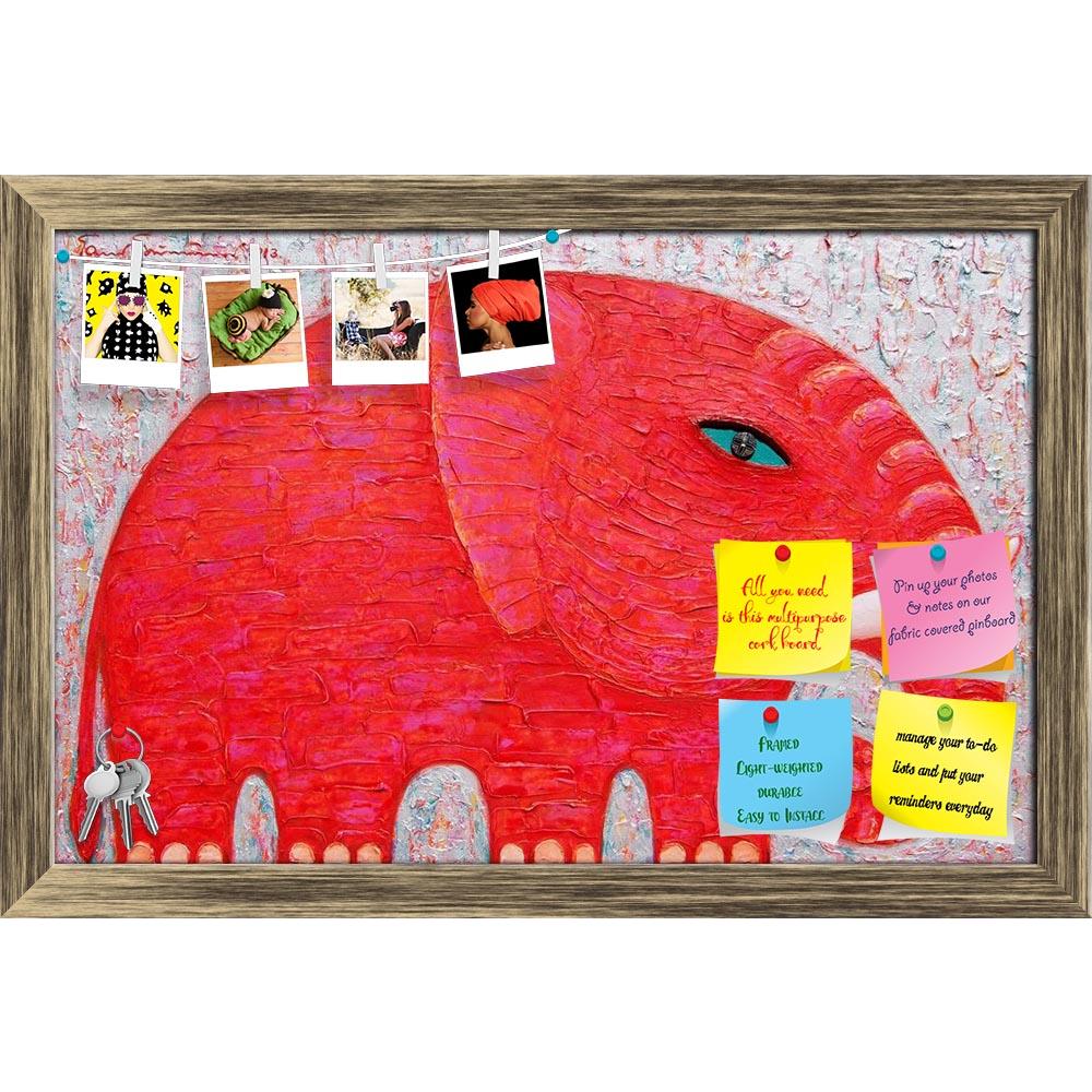 ArtzFolio Red Elephant D6 Printed Bulletin Board Notice Pin Board Soft Board | Framed-Bulletin Boards Framed-AZSAO38492288BLB_FR_L-Image Code 5004492 Vishnu Image Folio Pvt Ltd, IC 5004492, ArtzFolio, Bulletin Boards Framed, Animals, Kids, Fine Art Reprint, red, elephant, d6, printed, bulletin, board, notice, pin, soft, framed, silver, background, original, acrylic, painting, canvas, animal, power, strong, beautyful, asia, fineart, texture, body, art, wildlife, semi-abstract, colourful, nature, big, pin up 