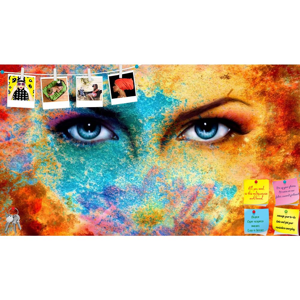 ArtzFolio Blue Eyes Woman Printed Bulletin Board Notice Pin Board Soft Board | Frameless-Bulletin Boards Frameless-AZSAO38492427BLB_FL_L-Image Code 5004494 Vishnu Image Folio Pvt Ltd, IC 5004494, ArtzFolio, Bulletin Boards Frameless, Fantasy, Fine Art Reprint, blue, eyes, woman, printed, bulletin, board, notice, pin, soft, frameless, a, pair, beautiful, women, beaming, color, rust, effect, painting, collage, violet, makeup, rosa, pink, petals, enchanting, cosmetic, harmony, spirit, art, artist, artwork, bea