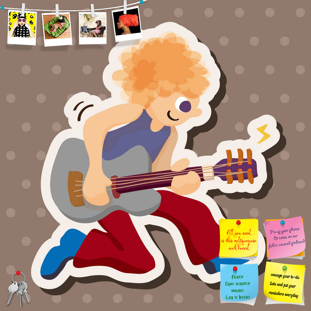 ArtzFolio Guitar Player D4 Printed Bulletin Board Notice Pin Board Soft Board | Frameless-Bulletin Boards Frameless-AZSAO38504684BLB_FL_L-Image Code 5004500 Vishnu Image Folio Pvt Ltd, IC 5004500, ArtzFolio, Bulletin Boards Frameless, Kids, Music & Dance, Digital Art, guitar, player, d4, printed, bulletin, board, notice, pin, soft, frameless, silhouette, music, rock, vector, musician, band, guitarist, illustration, concert, jazz, man, instrument, singer, roll, play, musical, background, sound, people, playi