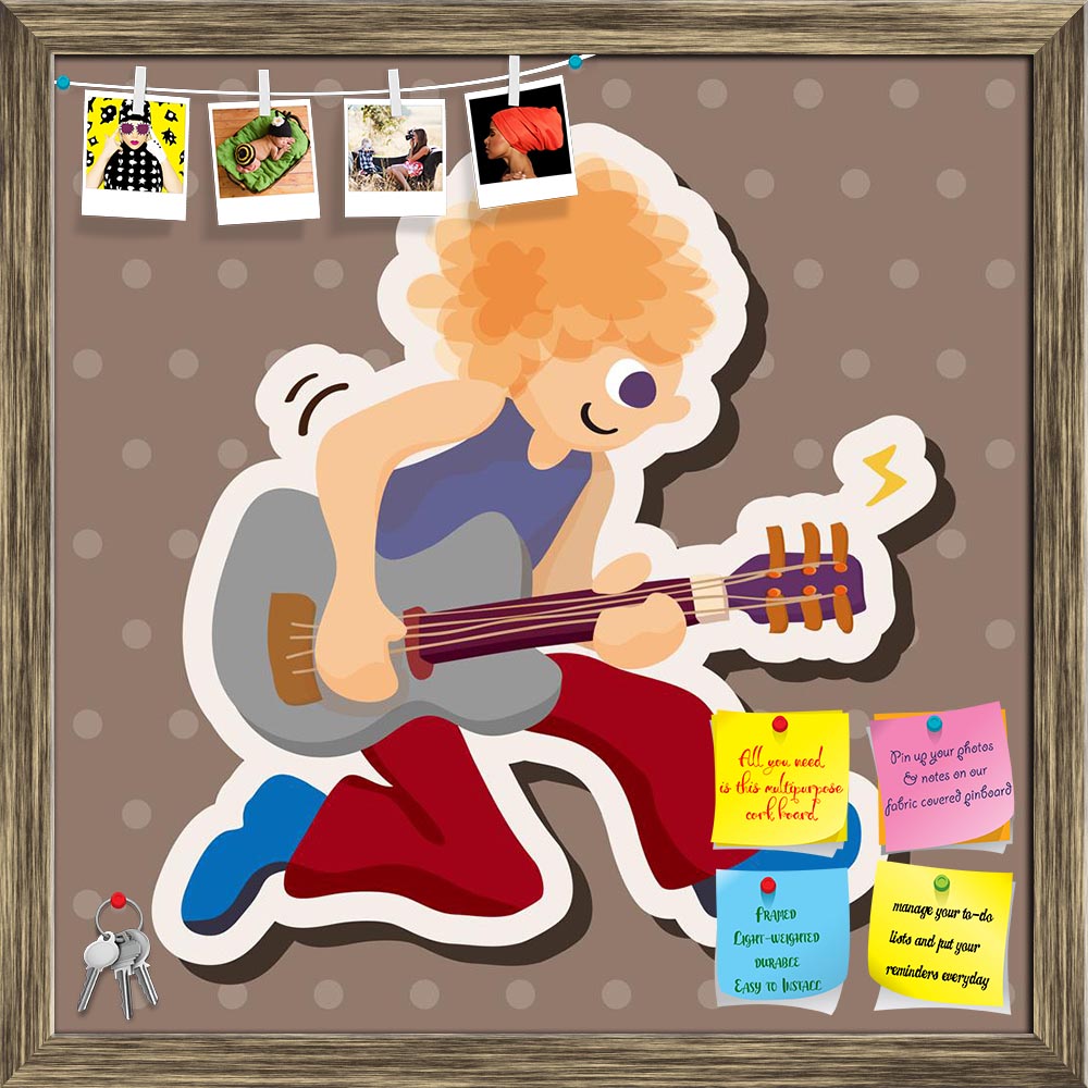 ArtzFolio Guitar Player D4 Printed Bulletin Board Notice Pin Board Soft Board | Framed-Bulletin Boards Framed-AZSAO38504684BLB_FR_L-Image Code 5004500 Vishnu Image Folio Pvt Ltd, IC 5004500, ArtzFolio, Bulletin Boards Framed, Kids, Music & Dance, Digital Art, guitar, player, d4, printed, bulletin, board, notice, pin, soft, framed, silhouette, music, rock, vector, musician, band, guitarist, illustration, concert, jazz, man, instrument, singer, roll, play, musical, background, sound, people, playing, performa