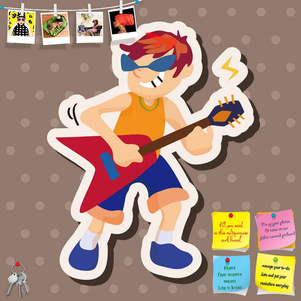 ArtzFolio Guitar Player D5 Printed Bulletin Board Notice Pin Board Soft Board | Frameless-Bulletin Boards Frameless-AZSAO38504686BLB_FL_L-Image Code 5004501 Vishnu Image Folio Pvt Ltd, IC 5004501, ArtzFolio, Bulletin Boards Frameless, Kids, Music & Dance, Digital Art, guitar, player, d5, printed, bulletin, board, notice, pin, soft, frameless, silhouette, music, rock, vector, musician, band, guitarist, illustration, concert, jazz, man, instrument, singer, roll, play, musical, background, sound, people, playi