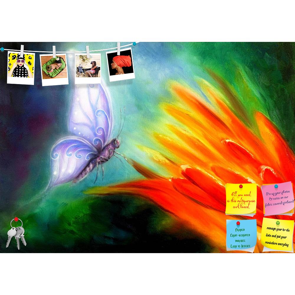 ArtzFolio Butterfly Flying Towards A Bright Orange Flower Printed Bulletin Board Notice Pin Board Soft Board | Frameless-Bulletin Boards Frameless-AZSAO38506925BLB_FL_L-Image Code 5004505 Vishnu Image Folio Pvt Ltd, IC 5004505, ArtzFolio, Bulletin Boards Frameless, Birds, Floral, Kids, Fine Art Reprint, butterfly, flying, towards, a, bright, orange, flower, printed, bulletin, board, notice, pin, soft, frameless, beautiful, detailed, colorful, oil, painting, canvas, insect, petals, animal, nobody, art, colou