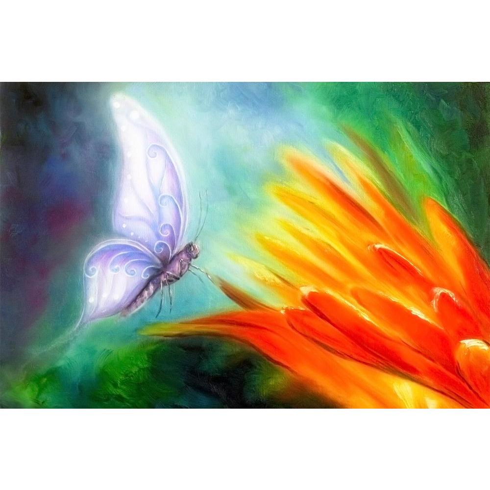 ArtzFolio Butterfly Flying Towards A Bright Orange Flower Unframed Paper Poster-Paper Posters Unframed-AZART38506925POS_UN_L-Image Code 5004505 Vishnu Image Folio Pvt Ltd, IC 5004505, ArtzFolio, Paper Posters Unframed, Birds, Floral, Kids, Fine Art Reprint, butterfly, flying, towards, a, bright, orange, flower, unframed, paper, poster, wall, large, size, for, living, room, home, decoration, big, framed, decor, posters, pitaara, box, modern, art, with, frame, bedroom, amazonbasics, door, drawing, small, deco