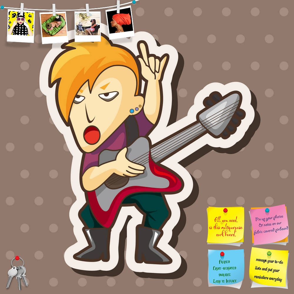 ArtzFolio Guitar Player D9 Printed Bulletin Board Notice Pin Board Soft Board | Frameless-Bulletin Boards Frameless-AZSAO38528695BLB_FL_L-Image Code 5004506 Vishnu Image Folio Pvt Ltd, IC 5004506, ArtzFolio, Bulletin Boards Frameless, Kids, Music & Dance, Digital Art, guitar, player, d9, printed, bulletin, board, notice, pin, soft, frameless, silhouette, music, rock, vector, musician, band, guitarist, illustration, concert, jazz, man, instrument, singer, roll, play, musical, background, sound, people, playi