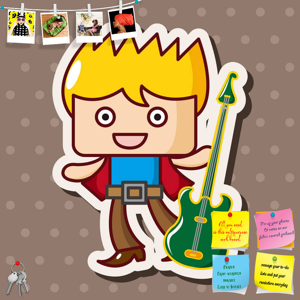 ArtzFolio Guitar Player D11 Printed Bulletin Board Notice Pin Board Soft Board | Frameless-Bulletin Boards Frameless-AZSAO38539147BLB_FL_L-Image Code 5004508 Vishnu Image Folio Pvt Ltd, IC 5004508, ArtzFolio, Bulletin Boards Frameless, Kids, Music & Dance, Digital Art, guitar, player, d11, printed, bulletin, board, notice, pin, soft, frameless, silhouette, music, rock, vector, musician, band, guitarist, illustration, concert, jazz, man, instrument, singer, roll, play, musical, background, sound, people, pla