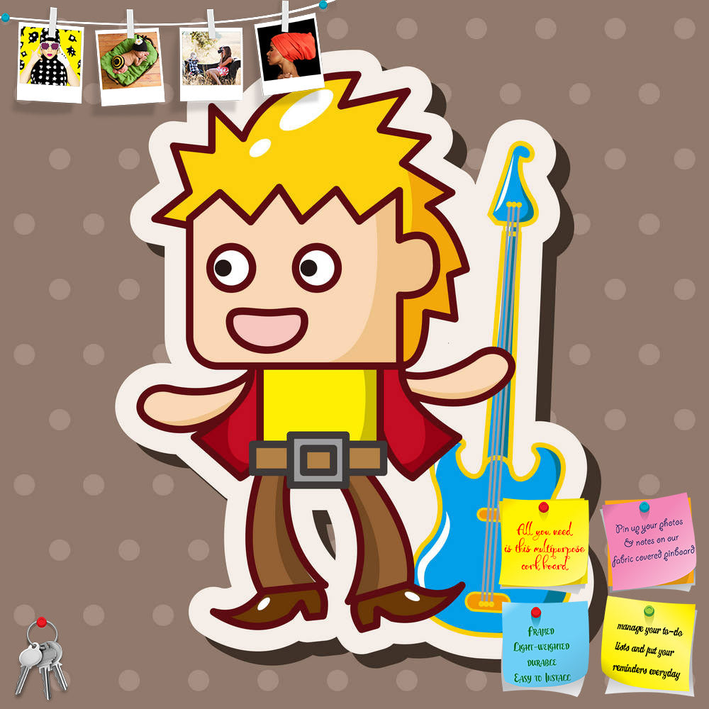 ArtzFolio Guitar Player D12 Printed Bulletin Board Notice Pin Board Soft Board | Frameless-Bulletin Boards Frameless-AZSAO38539151BLB_FL_L-Image Code 5004509 Vishnu Image Folio Pvt Ltd, IC 5004509, ArtzFolio, Bulletin Boards Frameless, Kids, Music & Dance, Digital Art, guitar, player, d12, printed, bulletin, board, notice, pin, soft, frameless, silhouette, music, rock, vector, musician, band, guitarist, illustration, concert, jazz, man, instrument, singer, roll, play, musical, background, sound, people, pla