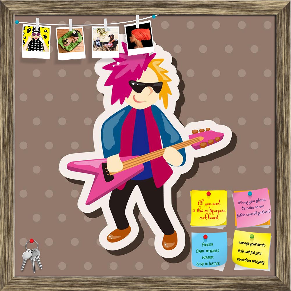 ArtzFolio Guitar Player D13 Printed Bulletin Board Notice Pin Board Soft Board | Framed-Bulletin Boards Framed-AZSAO38541611BLB_FR_L-Image Code 5004510 Vishnu Image Folio Pvt Ltd, IC 5004510, ArtzFolio, Bulletin Boards Framed, Kids, Music & Dance, Digital Art, guitar, player, d13, printed, bulletin, board, notice, pin, soft, framed, silhouette, music, rock, vector, musician, band, guitarist, illustration, concert, jazz, man, instrument, singer, roll, play, musical, background, sound, people, playing, perfor