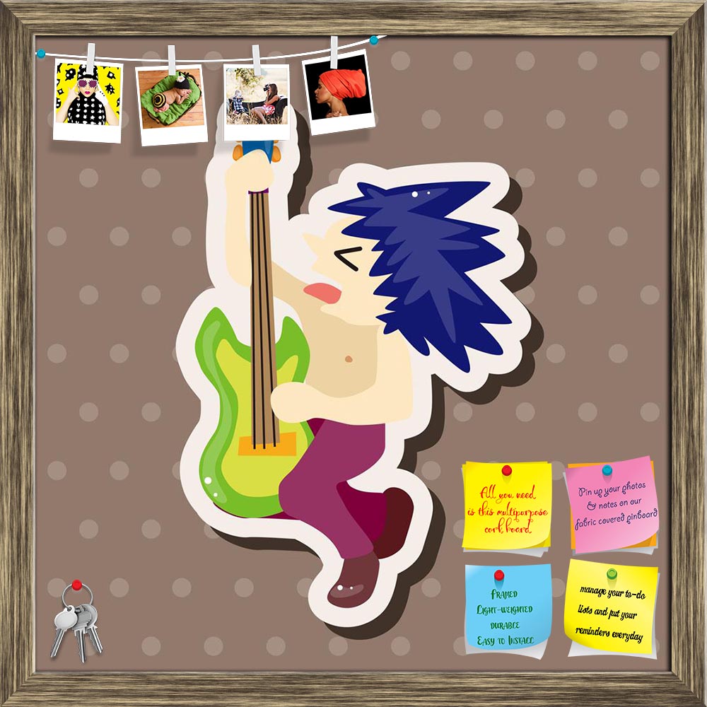 ArtzFolio Guitar Player D14 Printed Bulletin Board Notice Pin Board Soft Board | Framed-Bulletin Boards Framed-AZSAO38541612BLB_FR_L-Image Code 5004511 Vishnu Image Folio Pvt Ltd, IC 5004511, ArtzFolio, Bulletin Boards Framed, Kids, Music & Dance, Digital Art, guitar, player, d14, printed, bulletin, board, notice, pin, soft, framed, silhouette, music, rock, vector, musician, band, guitarist, illustration, concert, jazz, man, instrument, singer, roll, play, musical, background, sound, people, playing, perfor