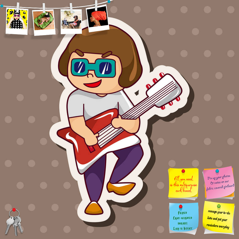 ArtzFolio Guitar Player D24 Printed Bulletin Board Notice Pin Board Soft Board | Frameless-Bulletin Boards Frameless-AZSAO38557707BLB_FL_L-Image Code 5004521 Vishnu Image Folio Pvt Ltd, IC 5004521, ArtzFolio, Bulletin Boards Frameless, Kids, Music & Dance, Digital Art, guitar, player, d24, printed, bulletin, board, notice, pin, soft, frameless, silhouette, music, rock, vector, musician, band, guitarist, illustration, concert, jazz, man, instrument, singer, roll, play, musical, background, sound, people, pla