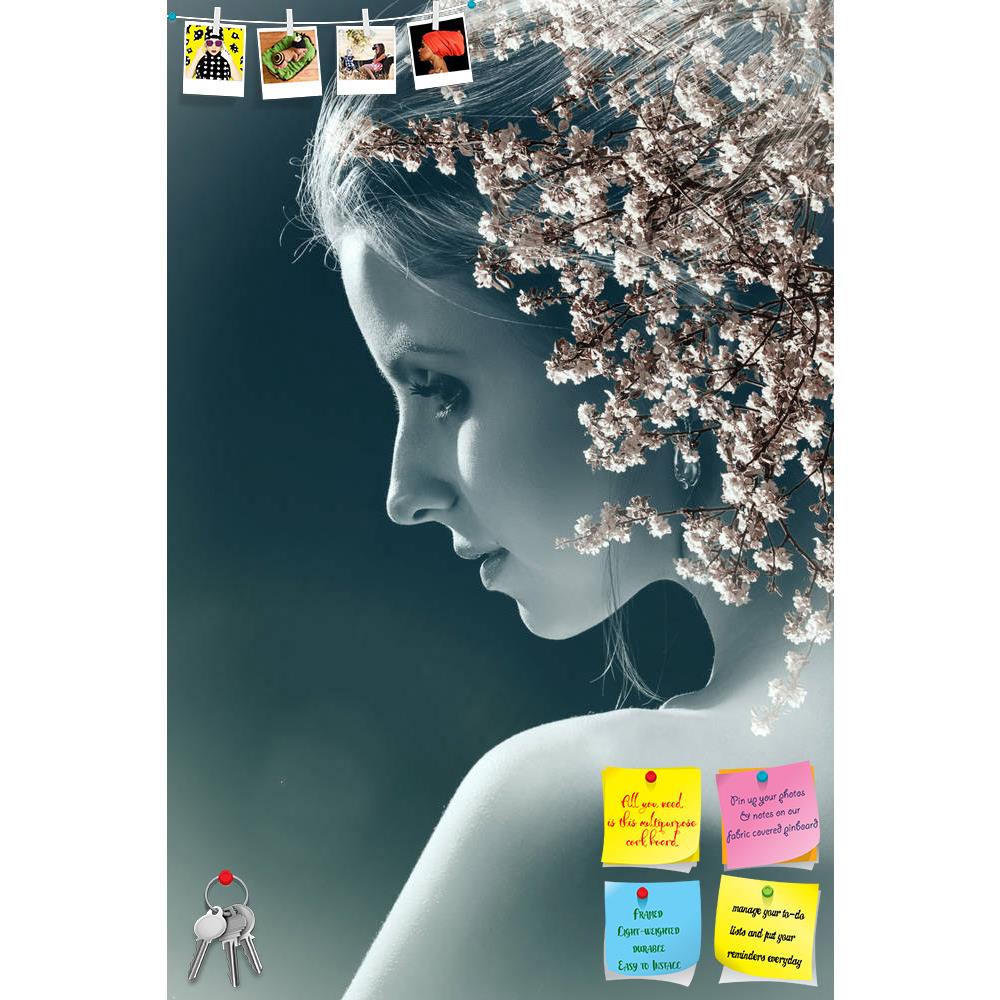 ArtzFolio Beautiful Sensual Woman With Blossom Tree Printed Bulletin Board Notice Pin Board Soft Board | Frameless-Bulletin Boards Frameless-AZSAO38566167BLB_FL_L-Image Code 5004522 Vishnu Image Folio Pvt Ltd, IC 5004522, ArtzFolio, Bulletin Boards Frameless, Conceptual, Floral, Portraits, Photography, beautiful, sensual, woman, with, blossom, tree, printed, bulletin, board, notice, pin, soft, frameless, exposure, double, portrait, blowing, petals, color, spring, young, nature, face, creative, multiple, eff