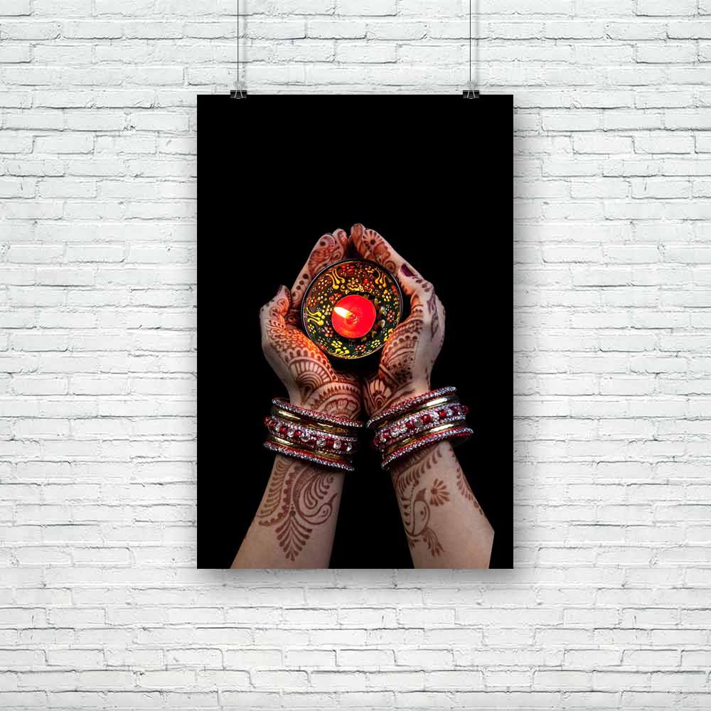 Traditional Indian Festival D2 Unframed Paper Poster-Paper Posters Unframed-POS_UN-IC 5004531 IC 5004531, Art and Paintings, Black, Black and White, Culture, Ethnic, Festivals, Festivals and Occasions, Festive, Hinduism, Indian, Love, Paintings, Religion, Religious, Romance, Signs, Signs and Symbols, Spiritual, Symbols, Traditional, Tribal, Wedding, World Culture, festival, d2, unframed, paper, poster, diwali, deepavali, background, hindu, lamp, divali, henna, celebration, happy, mehendi, candle, mehndi, ba