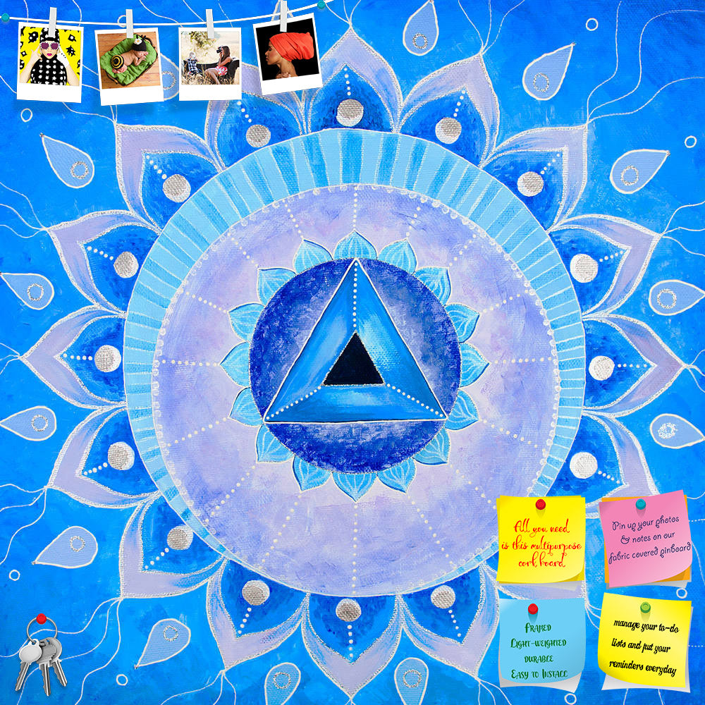 ArtzFolio Mandala Of Vishuddha Chakra Printed Bulletin Board Notice Pin Board Soft Board | Frameless-Bulletin Boards Frameless-AZSAO38633225BLB_FL_L-Image Code 5004532 Vishnu Image Folio Pvt Ltd, IC 5004532, ArtzFolio, Bulletin Boards Frameless, Traditional, Fine Art Reprint, mandala, of, vishuddha, chakra, printed, bulletin, board, notice, pin, soft, frameless, abstract, acrylic, art, asia, asian, aura, awareness, background, blue, bright, buddhism, calm, circle, colorful, decor, decoration, decorative, de
