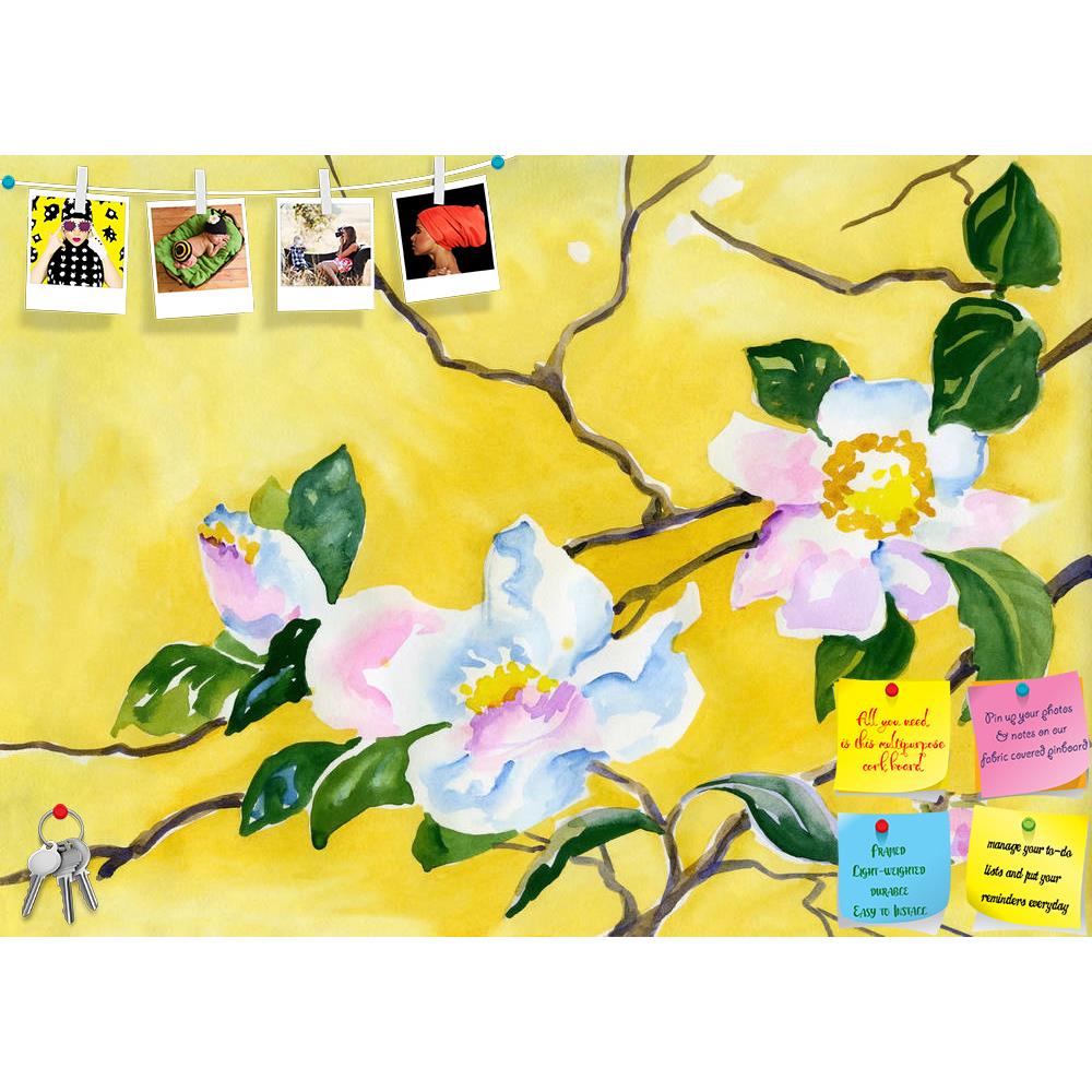 ArtzFolio Cherry Blossoms On A Branch Printed Bulletin Board Notice Pin Board Soft Board | Frameless-Bulletin Boards Frameless-AZSAO38708398BLB_FL_L-Image Code 5004542 Vishnu Image Folio Pvt Ltd, IC 5004542, ArtzFolio, Bulletin Boards Frameless, Floral, Fine Art Reprint, cherry, blossoms, on, a, branch, printed, bulletin, board, notice, pin, soft, frameless, watercolor, painting, delicate, flower, flowers, blue, orchid, white, abstract, purple, lily, art, background, pattern, water, design, daisy, color, be