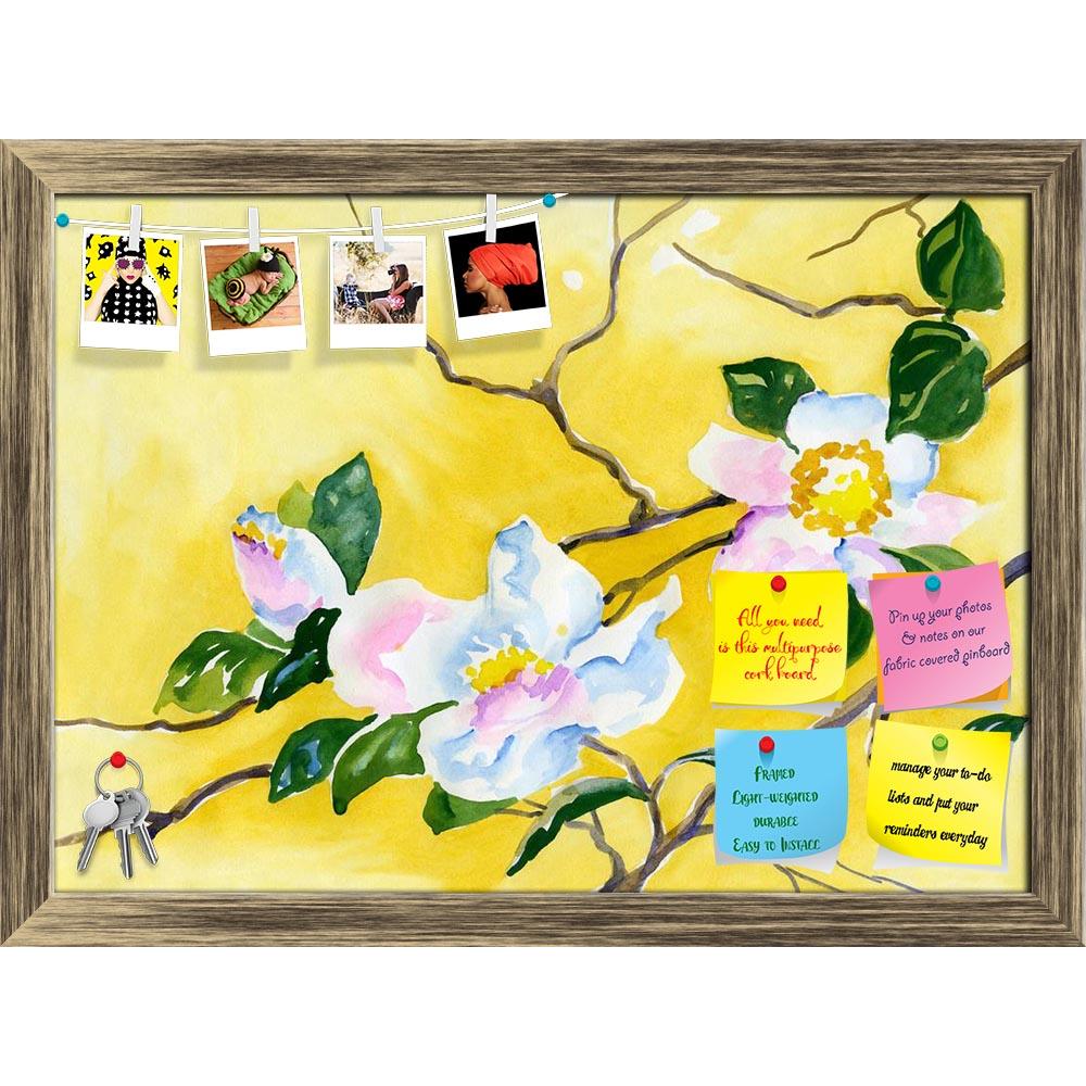 ArtzFolio Cherry Blossoms On A Branch Printed Bulletin Board Notice Pin Board Soft Board | Framed-Bulletin Boards Framed-AZSAO38708398BLB_FR_L-Image Code 5004542 Vishnu Image Folio Pvt Ltd, IC 5004542, ArtzFolio, Bulletin Boards Framed, Floral, Fine Art Reprint, cherry, blossoms, on, a, branch, printed, bulletin, board, notice, pin, soft, framed, watercolor, painting, delicate, flower, flowers, blue, orchid, white, abstract, purple, lily, art, background, pattern, water, design, daisy, color, beautiful, nat