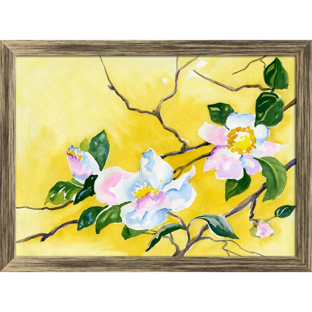 Pitaara Box Cherry Blossoms On A Branch Canvas Painting Synthetic Frame-Paintings Synthetic Framing-PBART38708398AFF_FW_L-Image Code 5004542 Vishnu Image Folio Pvt Ltd, IC 5004542, Pitaara Box, Paintings Synthetic Framing, Floral, Fine Art Reprint, cherry, blossoms, on, a, branch, canvas, painting, synthetic, frame, watercolor, delicate, flower, flowers, blue, orchid, white, abstract, purple, lily, art, background, pattern, water, design, daisy, color, beautiful, nature, columbine, field, botanical, graphic