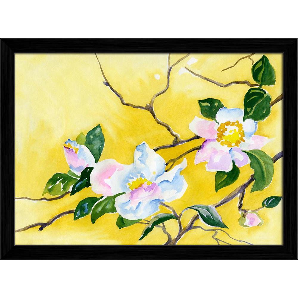 Pitaara Box Cherry Blossoms On A Branch Canvas Painting Synthetic Frame-Paintings Synthetic Framing-PBART38708398AFF_FW_L-Image Code 5004542 Vishnu Image Folio Pvt Ltd, IC 5004542, Pitaara Box, Paintings Synthetic Framing, Floral, Fine Art Reprint, cherry, blossoms, on, a, branch, canvas, painting, synthetic, frame, watercolor, delicate, flower, flowers, blue, orchid, white, abstract, purple, lily, art, background, pattern, water, design, daisy, color, beautiful, nature, columbine, field, botanical, graphic