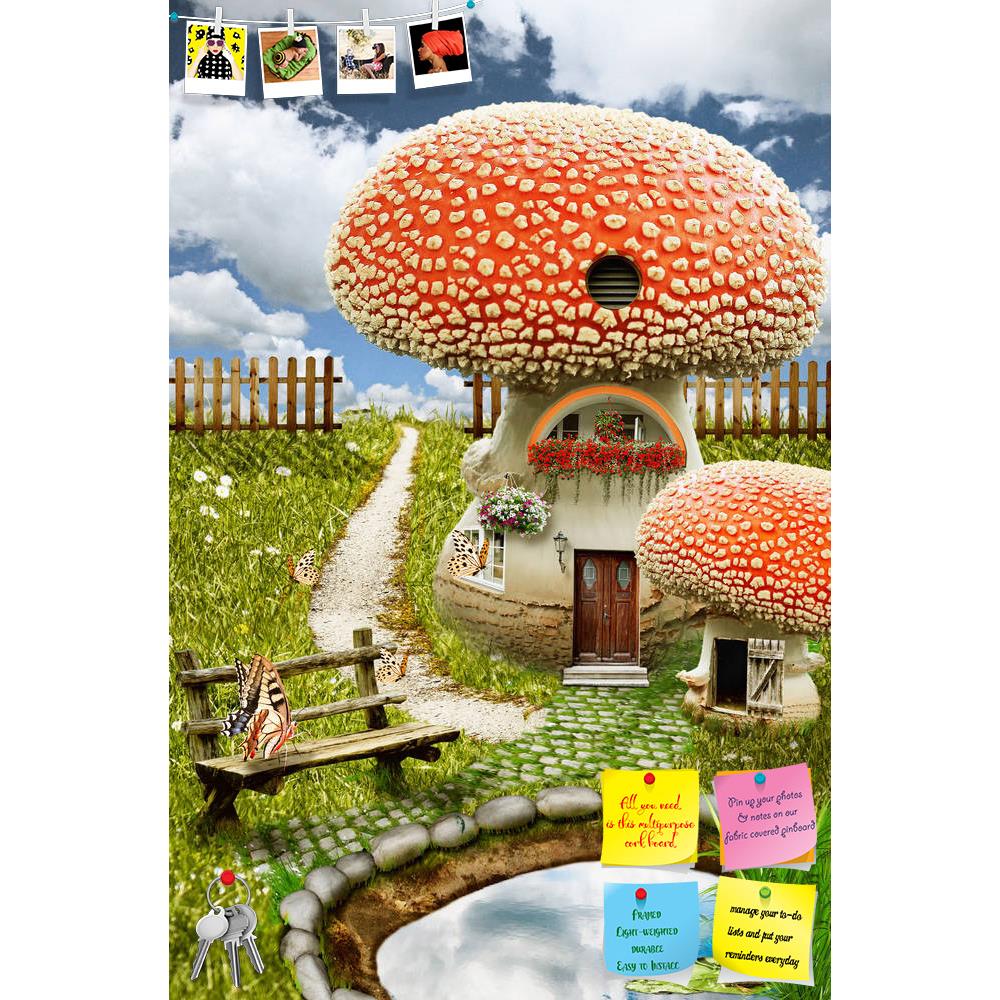 ArtzFolio Dialogue Between Past & Present D1 Printed Bulletin Board Notice Pin Board Soft Board | Frameless-Bulletin Boards Frameless-AZSAO38724037BLB_FL_L-Image Code 5004544 Vishnu Image Folio Pvt Ltd, IC 5004544, ArtzFolio, Bulletin Boards Frameless, Conceptual, Fantasy, Digital Art, dialogue, between, past, present, d1, printed, bulletin, board, notice, pin, soft, frameless, that, moment, become, house, fabulous, wood, fence, bridge, moss, grass, straw, water, flowers, bucket, wheelbarrow, door, window, 