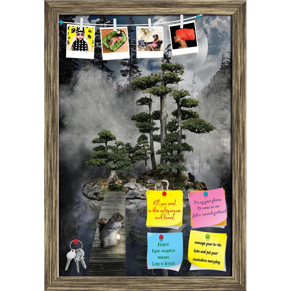 ArtzFolio Fairy House D5 Printed Bulletin Board Notice Pin Board Soft Board | Framed-Bulletin Boards Framed-AZSAO38726521BLB_FR_L-Image Code 5004545 Vishnu Image Folio Pvt Ltd, IC 5004545, ArtzFolio, Bulletin Boards Framed, Fantasy, Digital Art, fairy, house, d5, printed, bulletin, board, notice, pin, soft, framed, series, stump, fictional, illustration, situation, form, collage, photos, island, lake, water, calm, smooth, trees, bonsais, animals, light, path, time, space, dream, illusion, sleep, figment, ph