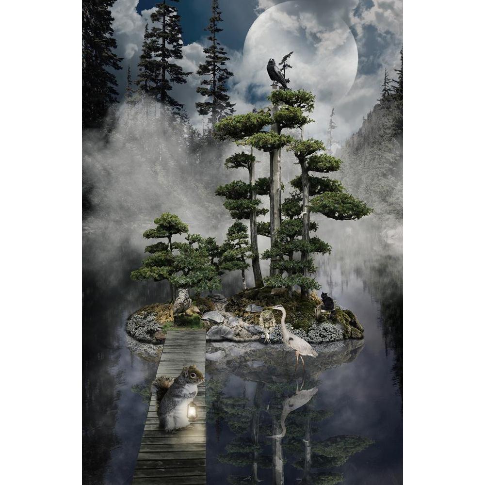 Fairy House Canvas Painting Synthetic Frame-Paintings MDF Framing-AFF_FR-IC 5004545 IC 5004545, Animals, Collages, Fantasy, Futurism, Illustrations, Science Fiction, Space, fairy, house, canvas, painting, synthetic, frame, adoption, calm, collage, contemplation, crazy, cycle, dream, experience, feelings, fiction, future, ghost, illusion, illustration, inside, island, knowledge, lake, light, manipulation, mystery, mystical, past, period, philosophy, present, psychology, sleep, smooth, thoughts, time, tranqui