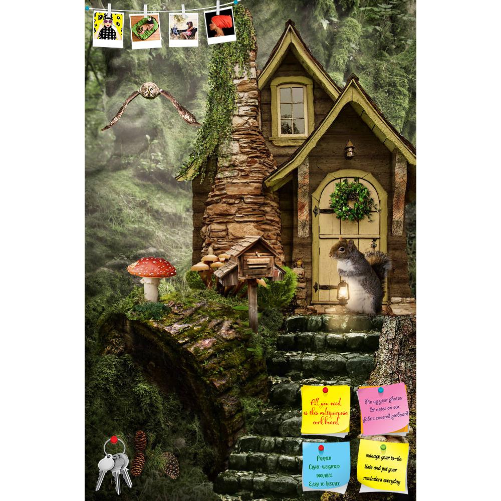 ArtzFolio Owl Delivers Scroll To The Mailbox Printed Bulletin Board Notice Pin Board Soft Board | Frameless-Bulletin Boards Frameless-AZSAO38726530BLB_FL_L-Image Code 5004547 Vishnu Image Folio Pvt Ltd, IC 5004547, ArtzFolio, Bulletin Boards Frameless, Fantasy, Digital Art, owl, delivers, scroll, to, the, mailbox, printed, bulletin, board, notice, pin, soft, frameless, forest-mail, stump, forest, trees, door, window, lighting, lights, stairs, moss, well, roots, fairy, tale, fabulous, night, blank, pillar, p