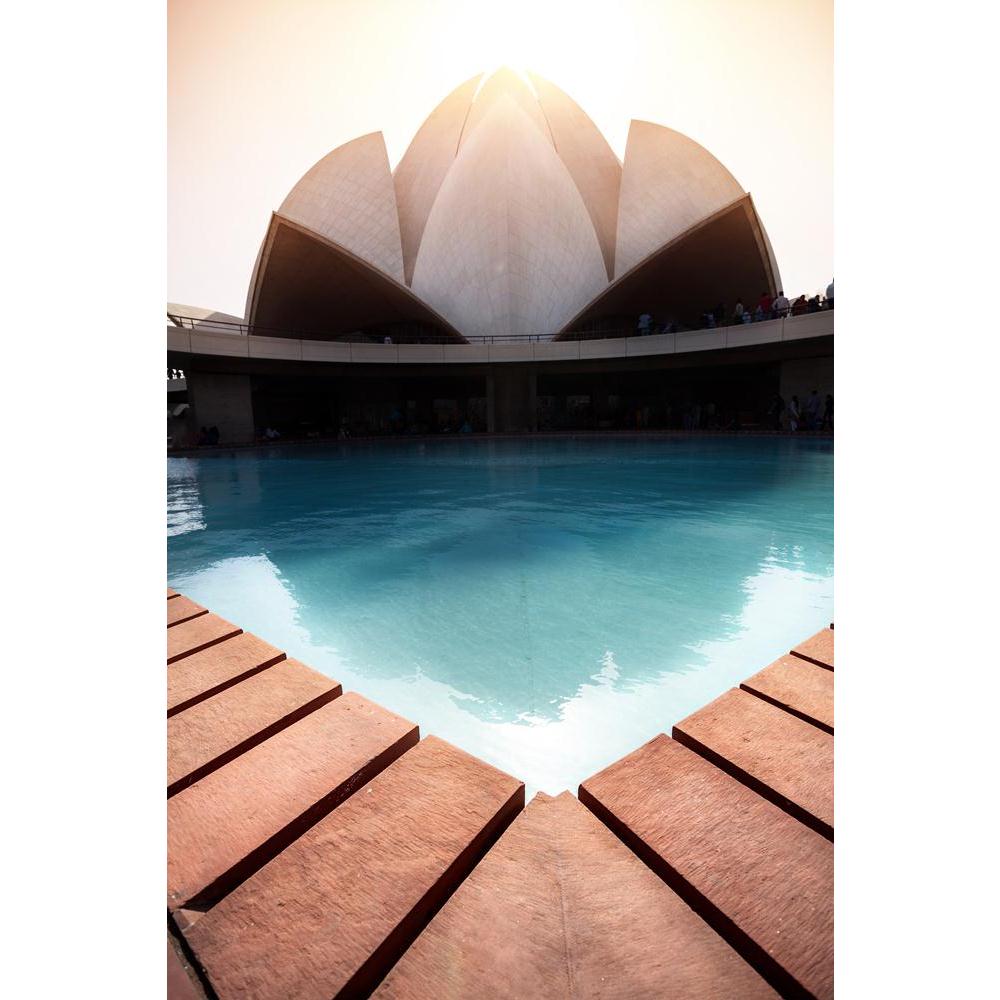 Lotus Temple At Sunset In New Delhi India Canvas Painting Synthetic Frame-Paintings MDF Framing-AFF_FR-IC 5004550 IC 5004550, Architecture, Asian, Automobiles, Bahá'í, Black and White, Botanical, Cities, City Views, Floral, Flowers, Indian, Landmarks, Marble, Marble and Stone, Modern Art, Nature, Places, Religion, Religious, Signs and Symbols, Sunsets, Symbols, Transportation, Travel, Vehicles, White, lotus, temple, at, sunset, in, new, delhi, india, canvas, painting, synthetic, frame, asia, bahai, blue, bu