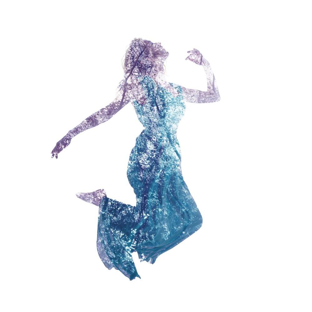 Young Woman Jumping With Abstract Leaves Canvas Painting Synthetic Frame-Paintings MDF Framing-AFF_FR-IC 5004555 IC 5004555, Abstract Expressionism, Abstracts, Ancient, Art and Paintings, Conceptual, Fantasy, Fashion, Historical, Medieval, Nature, People, Realism, Retro, Scenic, Semi Abstract, Spiritual, Surrealism, Vintage, young, woman, jumping, with, abstract, leaves, canvas, painting, synthetic, frame, double, exposure, art, artistic, beautiful, creative, dreamy, eco, ecology, effect, elegance, environm