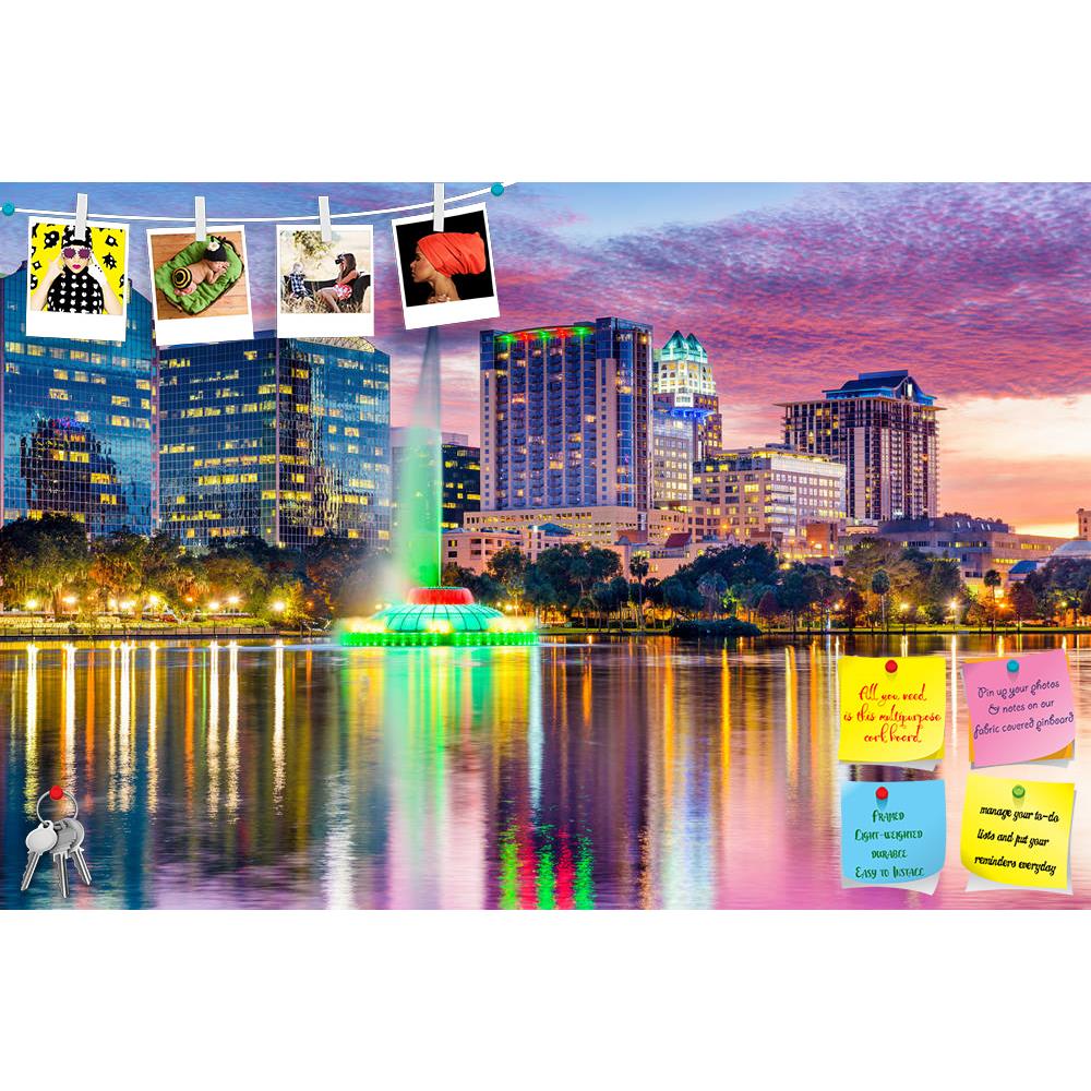 ArtzFolio Orlando, Florida, USA Skyline At Dusk On Eola Lake Printed Bulletin Board Notice Pin Board Soft Board | Frameless-Bulletin Boards Frameless-AZSAO38871407BLB_FL_L-Image Code 5004562 Vishnu Image Folio Pvt Ltd, IC 5004562, ArtzFolio, Bulletin Boards Frameless, Places, Photography, orlando, florida, usa, skyline, at, dusk, on, eola, lake, printed, bulletin, board, notice, pin, soft, frameless, park, downtown, america, town, view, scenery, twilight, sun, united, states, reflection, architecture, city,