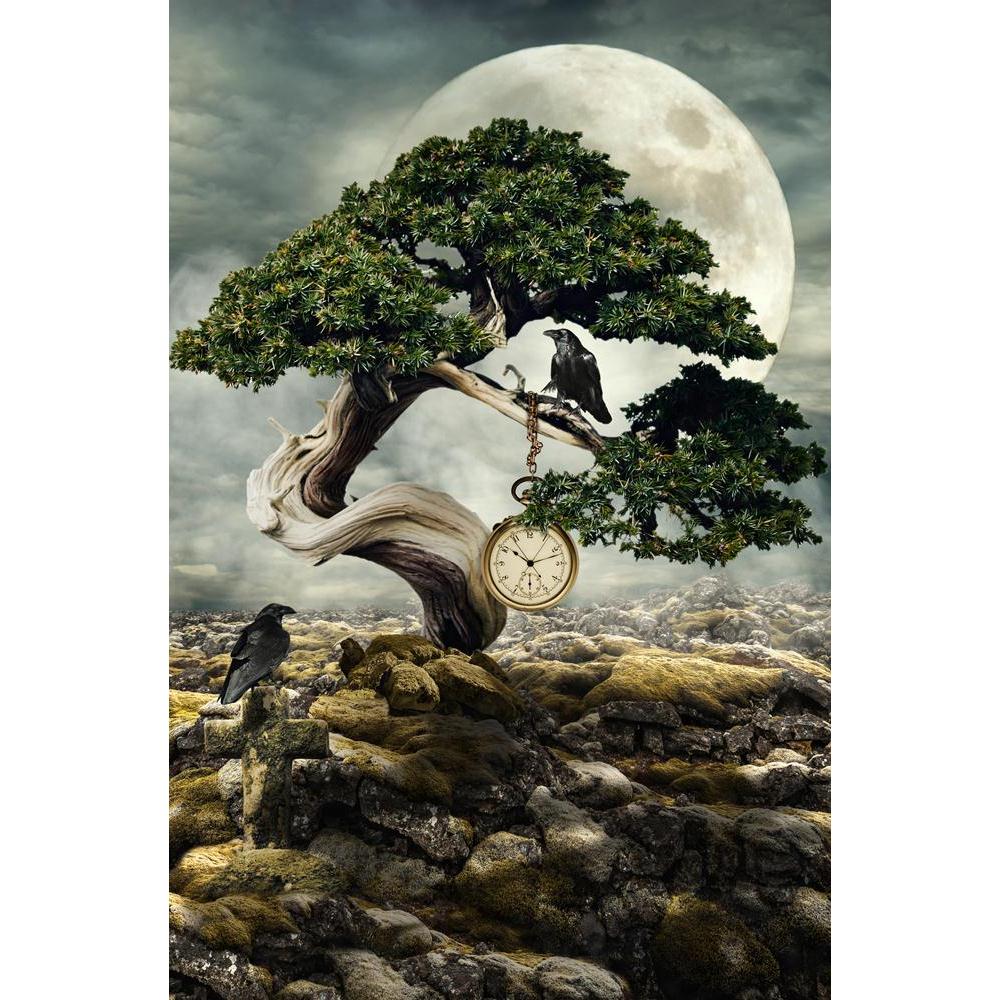 Dialogue Between Past & Present Canvas Painting Synthetic Frame-Paintings MDF Framing-AFF_FR-IC 5004568 IC 5004568, Cities, City Views, Collages, Fantasy, Futurism, Illustrations, Marble and Stone, Science Fiction, Space, dialogue, between, past, present, canvas, painting, synthetic, frame, bonsai, adoption, aspiration, collage, concept, contemplation, crazy, depression, difficulty, dream, experience, feelings, fiction, future, ghost, illusion, illustration, inside, knowledge, life, manipulation, moon, myst