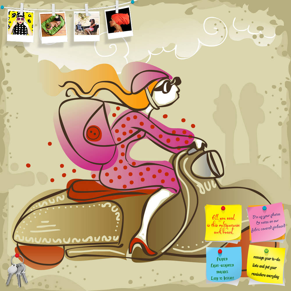 ArtzFolio Girl Riding A Scooter Printed Bulletin Board Notice Pin Board Soft Board | Frameless-Bulletin Boards Frameless-AZSAO38971414BLB_FL_L-Image Code 5004574 Vishnu Image Folio Pvt Ltd, IC 5004574, ArtzFolio, Bulletin Boards Frameless, Kids, Digital Art, girl, riding, a, scooter, printed, bulletin, board, notice, pin, soft, frameless, cute, blonde, pink, helmet, dotted, dress, pin up board, push pin board, extra large cork board, big pin board, notice board, small bulletin board, cork board, wall notice