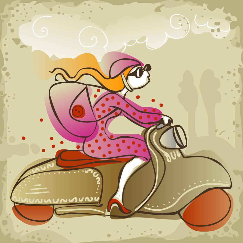 Pitaara Box Girl Riding A Scooter Unframed Canvas Painting-Paintings Unframed Regular-PBART38971414AFF_UN_L-Image Code 5004574 Vishnu Image Folio Pvt Ltd, IC 5004574, Pitaara Box, Paintings Unframed Regular, Kids, Digital Art, girl, riding, a, scooter, unframed, canvas, painting, cute, blonde, pink, helmet, dotted, dress, large size canvas print, wall painting for living room without frame, decorative wall painting, artzfolio, large poster, unframed canvas painting, wall painting without frame, wall art for