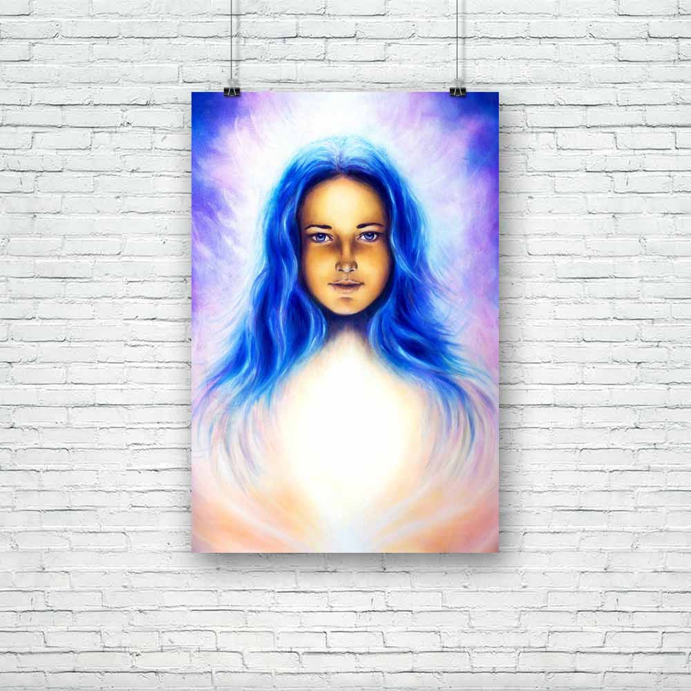 Spiritual Blue Eye Unframed Paper Poster-Paper Posters Unframed-POS_UN-IC 5004579 IC 5004579, Art and Paintings, Black and White, Fantasy, Illustrations, Individuals, Paintings, Portraits, Religion, Religious, Spiritual, White, blue, eye, unframed, paper, poster, art, artist, artwork, aura, awakening, color, colorful, dream, dreamy, enchantress, energy, ethereal, face, fairy, gaya, girl, guardian, guarding, hand, harmony, healing, holding, illustration, inner, light, magic, magical, mighty, mystic, mystical