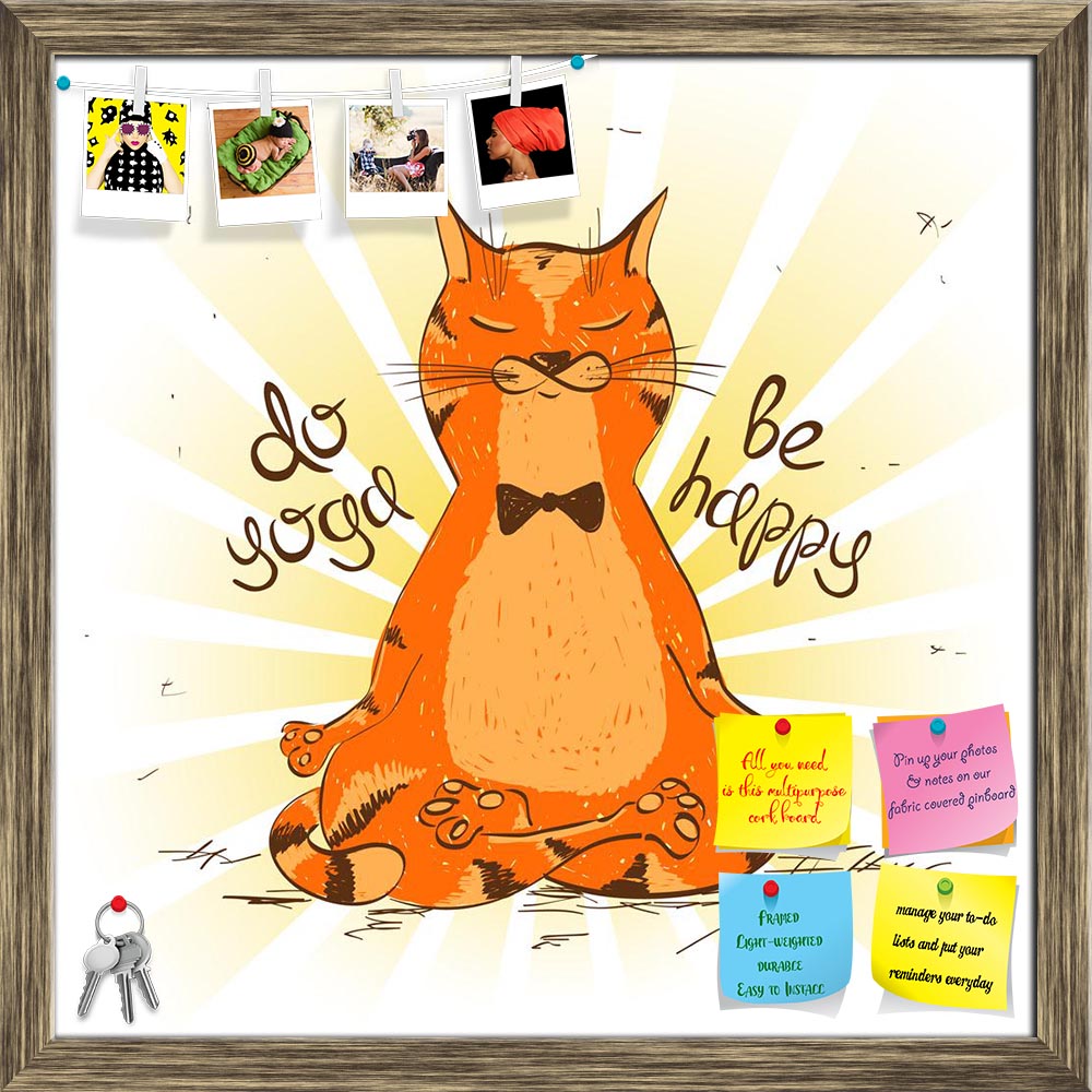 ArtzFolio Red Cat Sitting On Lotus Position Of Yoga Printed Bulletin Board Notice Pin Board Soft Board | Framed-Bulletin Boards Framed-AZSAO39037911BLB_FR_L-Image Code 5004584 Vishnu Image Folio Pvt Ltd, IC 5004584, ArtzFolio, Bulletin Boards Framed, Animals, Kids, Digital Art, red, cat, sitting, on, lotus, position, of, yoga, printed, bulletin, board, notice, pin, soft, framed, funny, illustration, cartoon, pin up board, push pin board, extra large cork board, big pin board, notice board, small bulletin bo