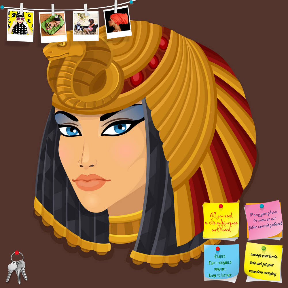ArtzFolio Icon Portrait Cleopatra Printed Bulletin Board Notice Pin Board Soft Board | Frameless-Bulletin Boards Frameless-AZSAO39097284BLB_FL_L-Image Code 5004590 Vishnu Image Folio Pvt Ltd, IC 5004590, ArtzFolio, Bulletin Boards Frameless, Historical, Digital Art, icon, portrait, cleopatra, printed, bulletin, board, notice, pin, soft, frameless, vector, illustration, pin up board, push pin board, extra large cork board, big pin board, notice board, small bulletin board, cork board, wall notice board, gian