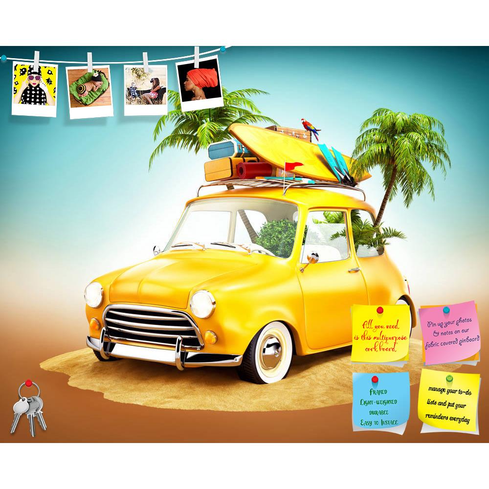 ArtzFolio Funny Retro Car Printed Bulletin Board Notice Pin Board Soft Board | Frameless-Bulletin Boards Frameless-AZSAO39194511BLB_FL_L-Image Code 5004596 Vishnu Image Folio Pvt Ltd, IC 5004596, ArtzFolio, Bulletin Boards Frameless, Automobiles, Kids, Digital Art, funny, retro, car, printed, bulletin, board, notice, pin, soft, frameless, surfboard, suitcases, beach, palms, unusual, summer, travel, creative, concept, design, art, nature, trip, sand, road, ocean, sunlight, season, sunny, sea, sun, suitcase, 