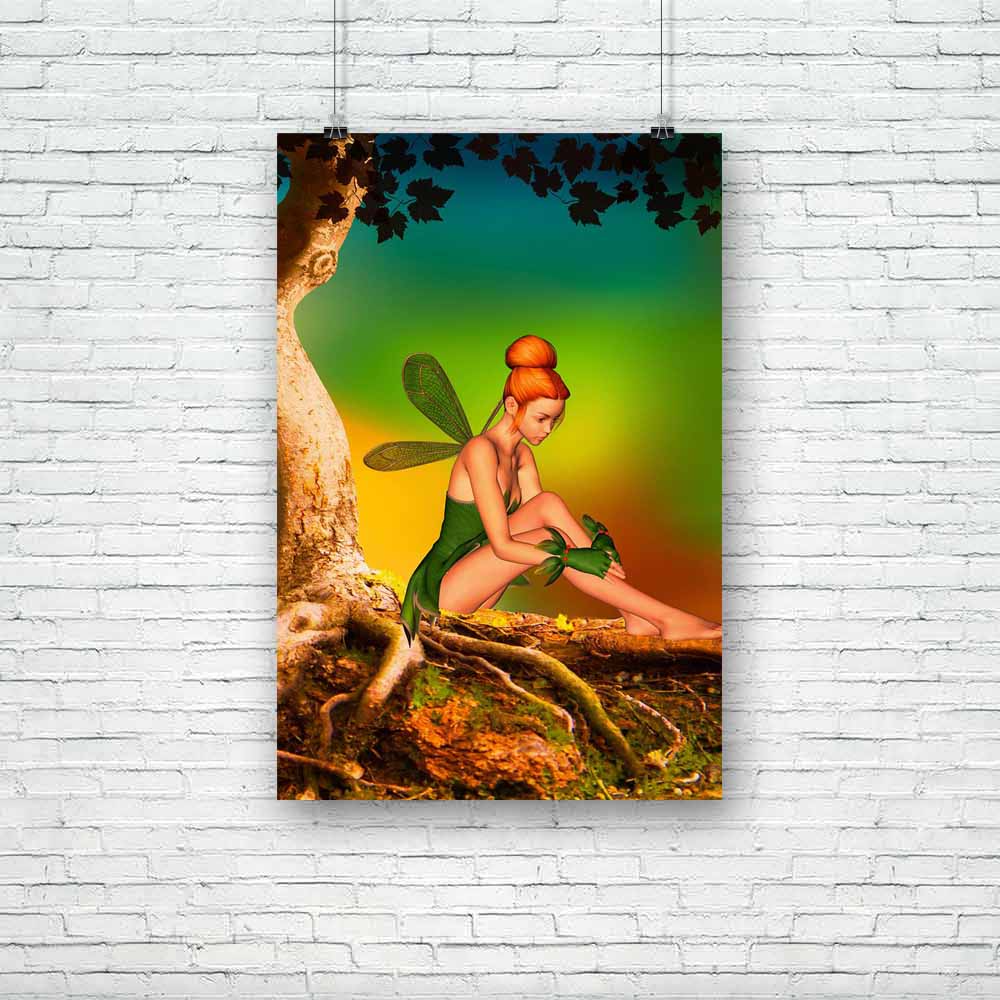Fairy Sitting Under A Bonsai Tree Unframed Paper Poster-Paper Posters Unframed-POS_UN-IC 5004603 IC 5004603, Fantasy, Landscapes, Nature, Scenic, Space, Surrealism, Wooden, fairy, sitting, under, a, bonsai, tree, unframed, paper, poster, adventure, beautiful, bright, copy, dark, darkness, day, deep, dreams, dreamy, enchanted, fairytale, forest, green, imagination, imagine, landscape, leaves, magic, misty, mysterious, mystery, natural, outdoor, plant, ray, shine, sit, sun, sunlight, sunny, sunshine, surreal,