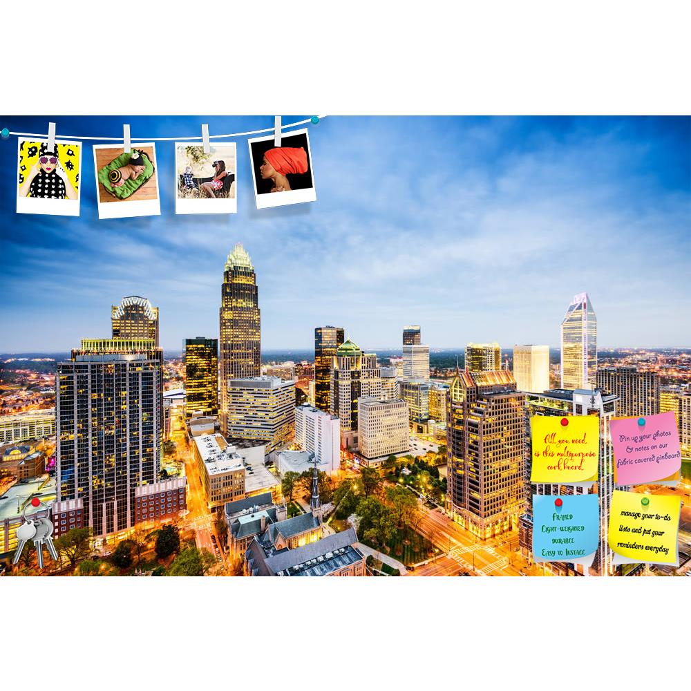 ArtzFolio Charlotte, North Carolina, USA Uptown City Skyline Printed Bulletin Board Notice Pin Board Soft Board | Frameless-Bulletin Boards Frameless-AZSAO39332976BLB_FL_L-Image Code 5004604 Vishnu Image Folio Pvt Ltd, IC 5004604, ArtzFolio, Bulletin Boards Frameless, Places, Photography, charlotte, north, carolina, usa, uptown, city, skyline, printed, bulletin, board, notice, pin, soft, frameless, cityscape, united, states, of, america, us, town, downtown, financil, district, business, cbd, southern, twili