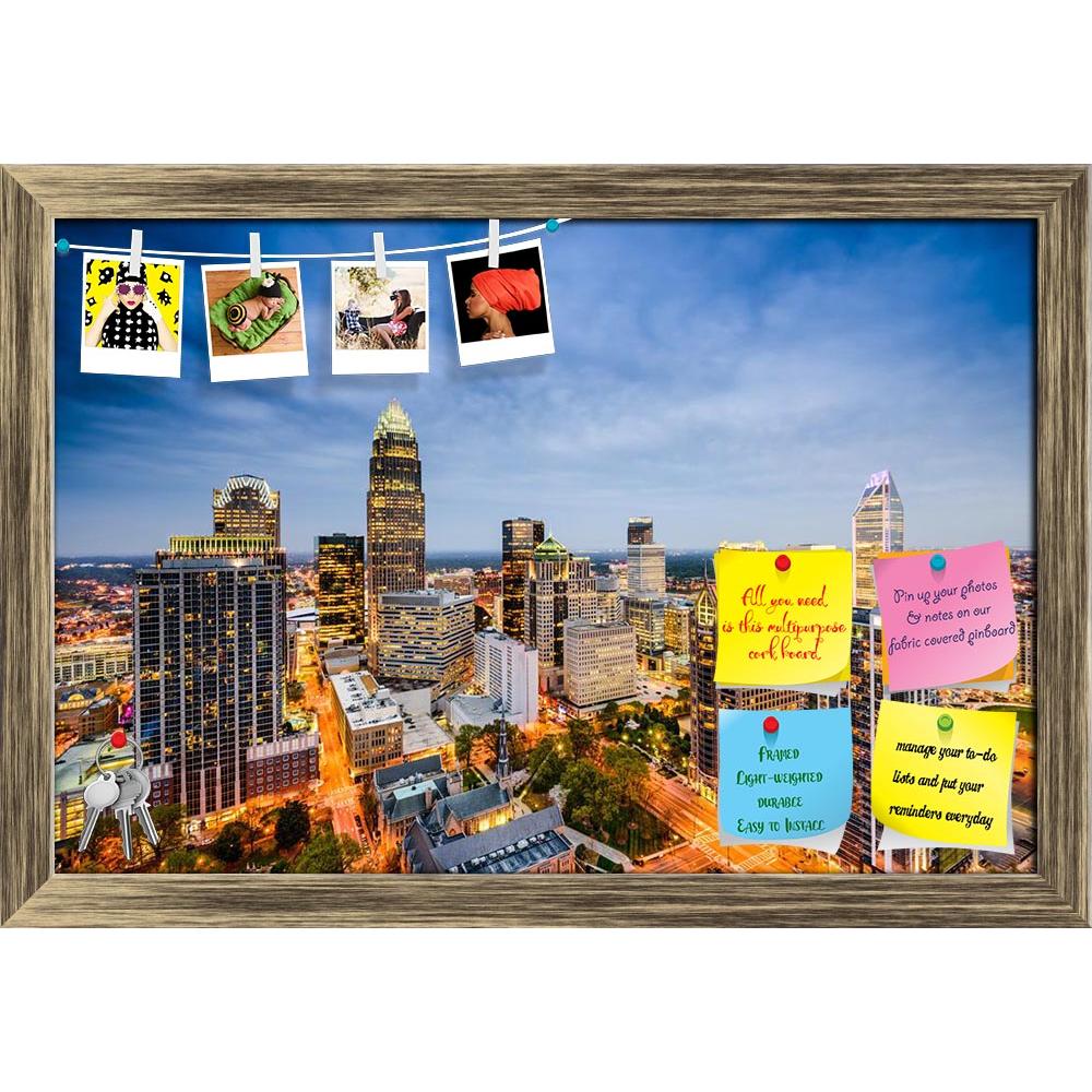 ArtzFolio Charlotte, North Carolina, USA Uptown City Skyline Printed Bulletin Board Notice Pin Board Soft Board | Framed-Bulletin Boards Framed-AZSAO39332976BLB_FR_L-Image Code 5004604 Vishnu Image Folio Pvt Ltd, IC 5004604, ArtzFolio, Bulletin Boards Framed, Places, Photography, charlotte, north, carolina, usa, uptown, city, skyline, printed, bulletin, board, notice, pin, soft, framed, cityscape, united, states, of, america, us, town, downtown, financil, district, business, cbd, southern, twilight, dusk, e