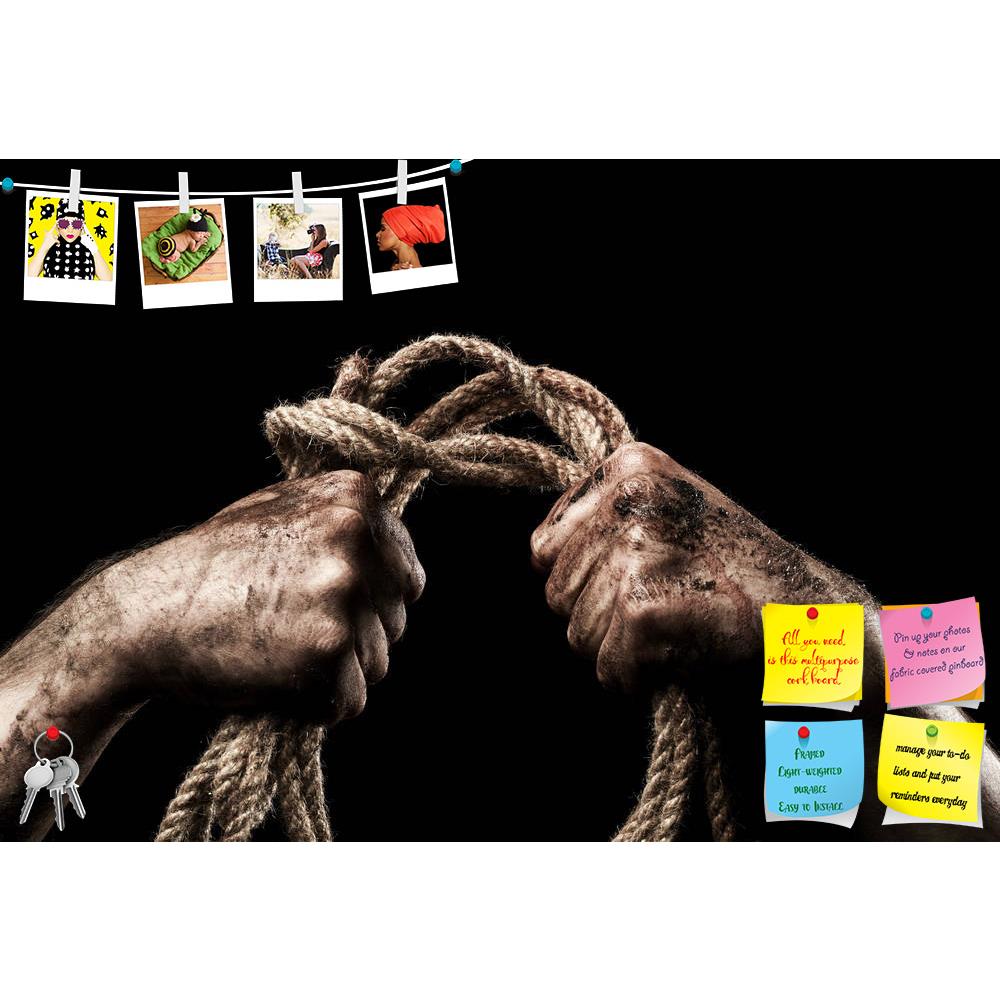 ArtzFolio Male Hand With Rope D1 Printed Bulletin Board Notice Pin Board Soft Board | Frameless-Bulletin Boards Frameless-AZSAO39363883BLB_FL_L-Image Code 5004605 Vishnu Image Folio Pvt Ltd, IC 5004605, ArtzFolio, Bulletin Boards Frameless, Conceptual, Photography, male, hand, with, rope, d1, printed, bulletin, board, notice, pin, soft, frameless, black, background, conception, aggression, dark, man, importance, fingers, strong, important, wrinkles, strength, skin, mature, human, monochrome, shadow, age, re