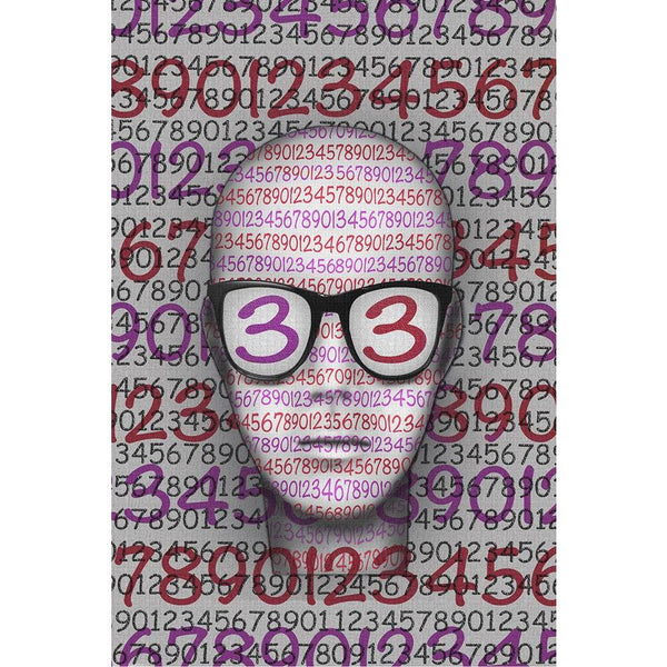 Head Of A Stylized Person With Numbers On The Face Unframed Paper Poster-Paper Posters Unframed-POS_UN-IC 5004609 IC 5004609, Conceptual, Digital, Digital Art, Graphic, Illustrations, Modern Art, head, of, a, stylized, person, with, numbers, on, the, face, unframed, paper, wall, poster, artistic, background, chaos, concept, confusion, detailed, drawn, dummy, effect, emotion, frustration, geometry, glasses, horizontal, idea, math, modern, number, optical, purple, red, see, shape, strange, texture, thinking, 
