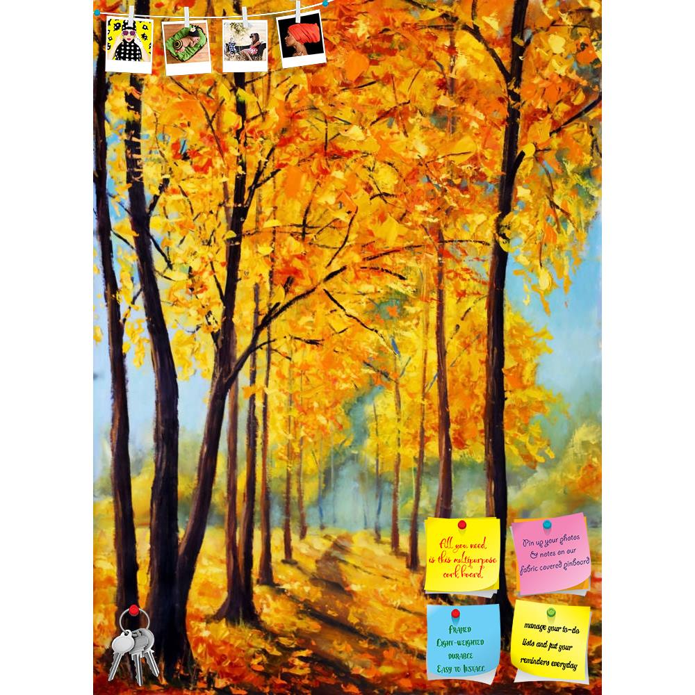 ArtzFolio Autumn Park D1 Printed Bulletin Board Notice Pin Board Soft Board | Frameless-Bulletin Boards Frameless-AZSAO39548568BLB_FL_L-Image Code 5004618 Vishnu Image Folio Pvt Ltd, IC 5004618, ArtzFolio, Bulletin Boards Frameless, Abstract, Landscapes, Fine Art Reprint, autumn, park, d1, printed, bulletin, board, notice, pin, soft, frameless, painting, trees, harmony, pin up board, push pin board, extra large cork board, big pin board, notice board, small bulletin board, cork board, wall notice board, gia