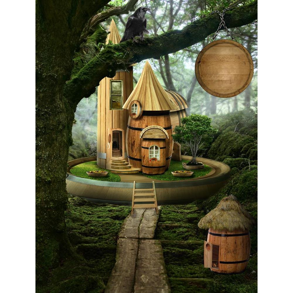 Fairy House Canvas Painting Synthetic Frame-Paintings MDF Framing-AFF_FR-IC 5004623 IC 5004623, Collages, Fantasy, Futurism, Illustrations, Science Fiction, Space, Wooden, fairy, house, canvas, painting, synthetic, frame, adoption, barrel, board, branch, castle, collage, contemplation, crazy, crow, cycle, door, dream, dreamlike, experience, feelings, fiction, forest, future, ghost, illusion, illustration, inside, knowledge, lodge, manipulation, meadow, moss, mystery, mystical, palace, past, period, philosop