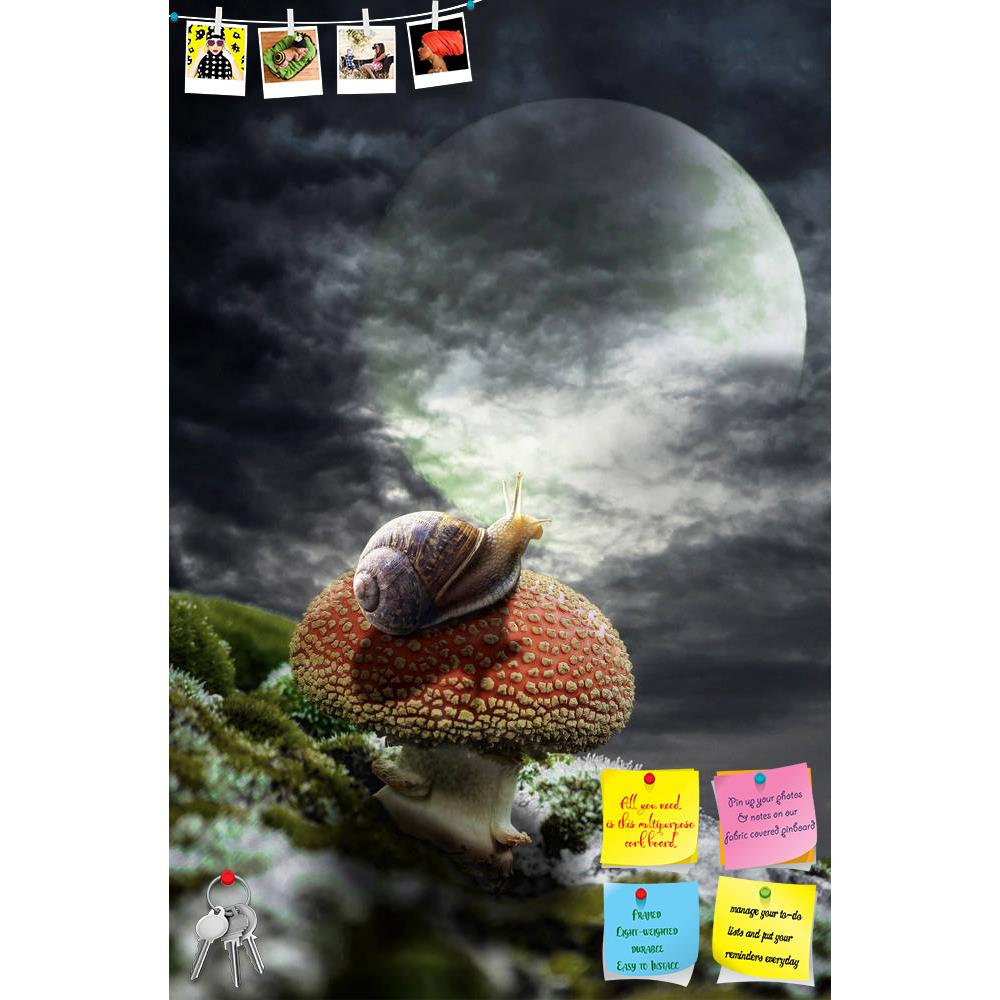 ArtzFolio Fairy House D7 Printed Bulletin Board Notice Pin Board Soft Board | Frameless-Bulletin Boards Frameless-AZSAO39637168BLB_FL_L-Image Code 5004624 Vishnu Image Folio Pvt Ltd, IC 5004624, ArtzFolio, Bulletin Boards Frameless, Fantasy, Digital Art, fairy, house, d7, printed, bulletin, board, notice, pin, soft, frameless, series, mushroom, fictional, illustration, situation, form, collage, photos, lawn, meadow, countryside, moon, clouds, dusk, night, snail, philosopher, reflection, moonlight, sleepwalk