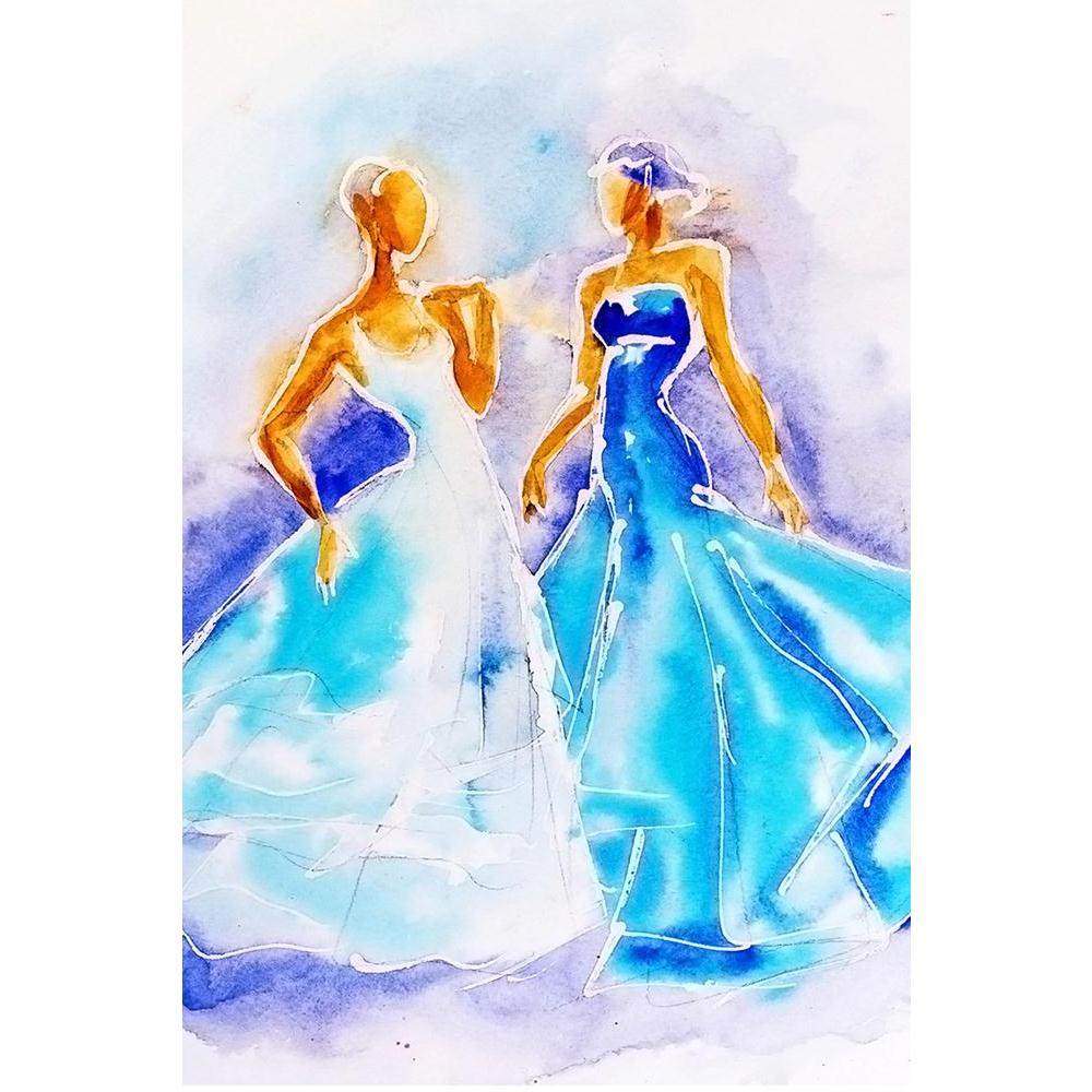 ArtzFolio Women In Nice Blue Dresses Unframed Paper Poster-Paper Posters Unframed-AZART39683179POS_UN_L-Image Code 5004631 Vishnu Image Folio Pvt Ltd, IC 5004631, ArtzFolio, Paper Posters Unframed, Figurative, Fine Art Reprint, women, in, nice, blue, dresses, unframed, paper, poster, wall, large, size, for, living, room, home, decoration, big, framed, decor, posters, pitaara, box, modern, art, with, frame, bedroom, amazonbasics, door, drawing, small, decorative, office, reception, multiple, friends, images,
