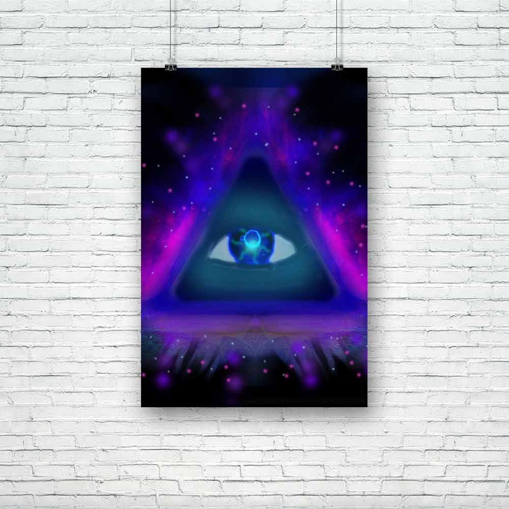 All Seeing Eye D2 Unframed Paper Poster - Paper Posters Unframed - ArtzFolio.com
