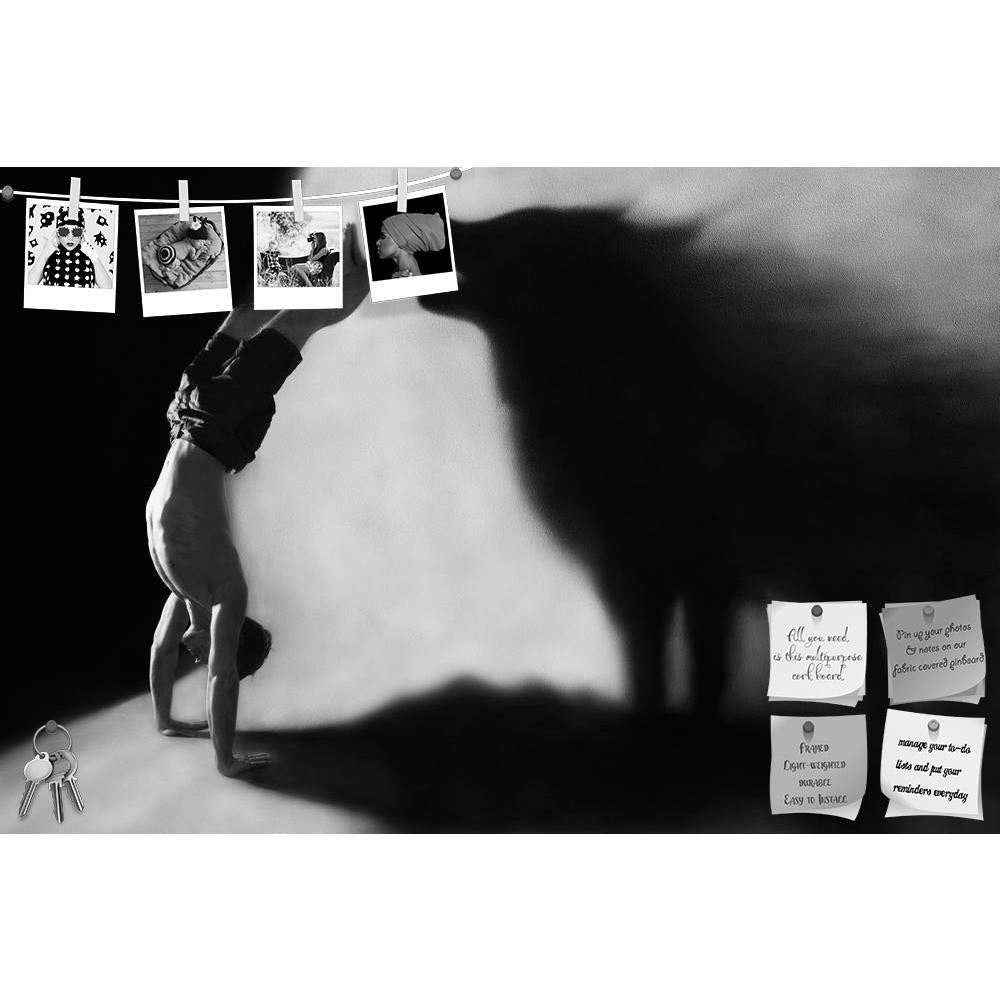 ArtzFolio Handstand In Studio With Wolf Shadow Printed Bulletin Board Notice Pin Board Soft Board | Frameless-Bulletin Boards Frameless-AZSAO39765176BLB_FL_L-Image Code 5004638 Vishnu Image Folio Pvt Ltd, IC 5004638, ArtzFolio, Bulletin Boards Frameless, Conceptual, Photography, handstand, in, studio, with, wolf, shadow, printed, bulletin, board, notice, pin, soft, frameless, photomanipulation, active, athelete, athlete, athletic, balance, black, body, calisthenics, caucasian, cross, crossfit, exercise, fit