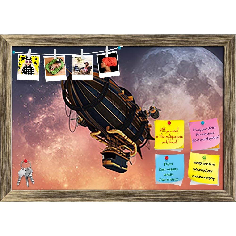 ArtzFolio Zeppelin In Steampunk Style Printed Bulletin Board Notice Pin Board Soft Board | Framed-Bulletin Boards Framed-AZSAO39907047BLB_FR_L-Image Code 5004649 Vishnu Image Folio Pvt Ltd, IC 5004649, ArtzFolio, Bulletin Boards Framed, Fantasy, Digital Art, zeppelin, in, steampunk, style, printed, bulletin, board, notice, pin, soft, framed, 3d, computer, graphics, adventure, air, airscrew, airship, art, background, cosmos, dirigible, forward, illustration, journey, light, moon, nebula, propeller, retro, sc